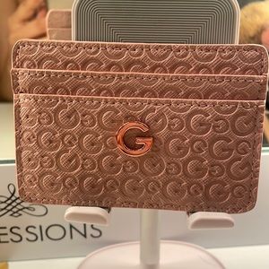 Guess Pink Card Holder